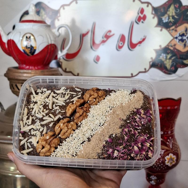 حلوا سیاه شاه عباس | پخت با جوانه گندم و کره محلی