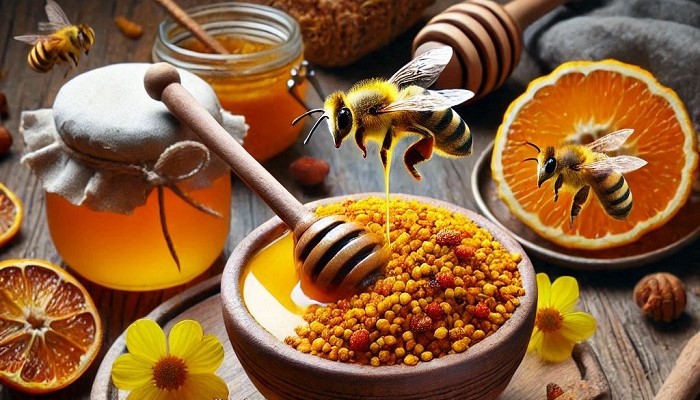 معجون گرده گل و عسل